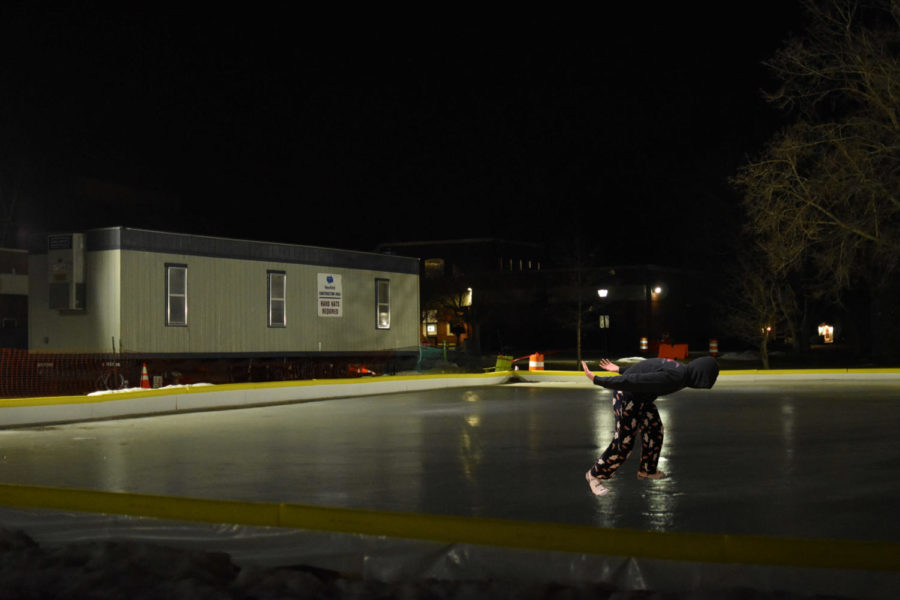 Naruto runner zooms across ice rink