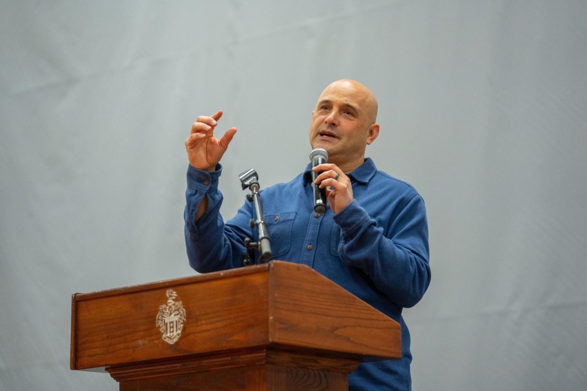 Sports journalist Craig Carton (of Boomer and Carton fame) shares his personal journey and insights on gambling at the March 26th all-school convocation.